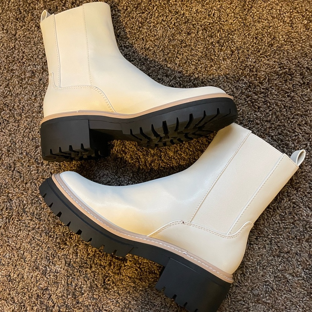 White Brand New Boots!!!